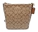 Coach F58309 SIGNATURE NORTH/SOUTH CROSSBODY Khaki Saddle