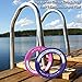 Activ Life Flying Rings for Kids, Fun Beach Toys, Gifts for Boys Girls Teens, Cool Family Outdoor Games, Play at Swimming Pool, Playground, Basket Fillers Birthday Presents, Pink/Purple