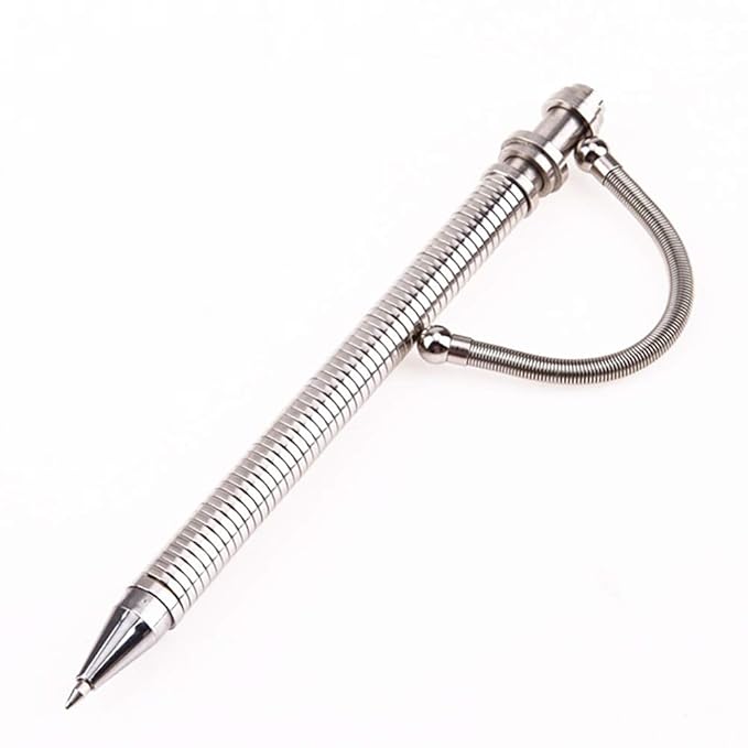 Askdasu Think Ink Stift, austauschbare Finger Fidget Bleistift Spielzeug für Angst und Langeweile, magnetischer Metallstift