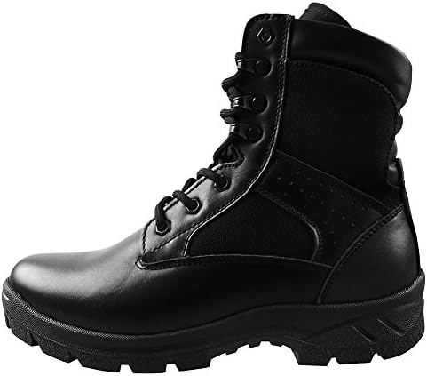 RIELD Men's RABB Black Classic Combat Boots 8.5 D(M) US Men