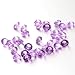 PePeng Pack of 6000 Clear Decorative Wedding Table Scatter Crystals for 6-8 Tables, Make Wedding Days More Magic with The Acrylic Gem Confetti (Violet)