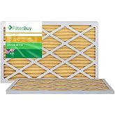 Filterbuy 12x24x1 Air Filter MERV 11 Pet &amp; Allergy Defense (6-Pack) | Electrostatic Pleated HVAC AC Furnace Filters Replacement, Made in USA (Actual Size: 11.50 x 23.50 x 0.75)