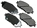 Akebono ACT906A Proact Ultra Premium Ceramic Disc Brake Pad kit
