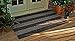 GrassWorx Clean Machine Patio Stripe Doormat for Double-Doors, 36