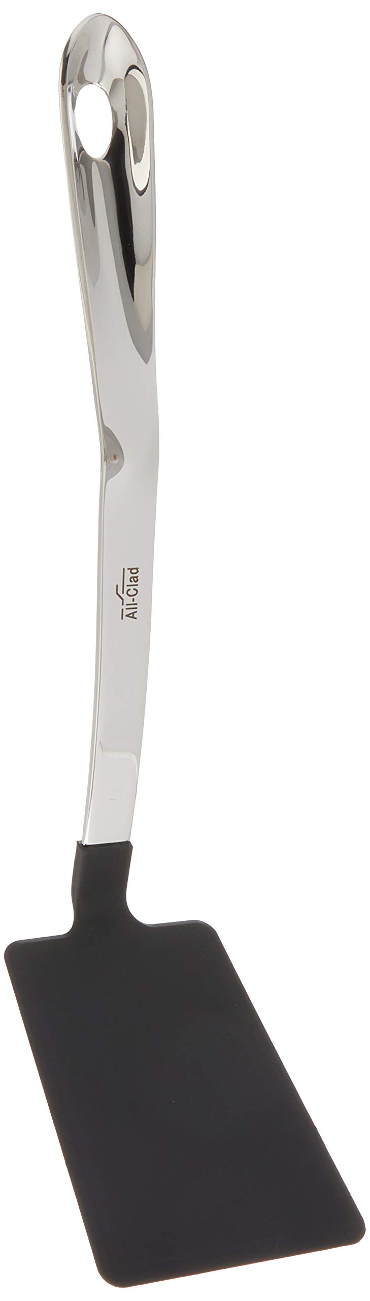 All-Clad K0401964 Stainless Steel Non-Stick Solid Sturdy Turner, 14.5-Inch, Silver