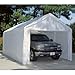 King Canopy 10ft x 20ft Canopy Enclosure Sidewall Kit w/Flaps, 2 Solid Sides, 2 Zippered Ends, 50 Ball Bungees, 180 GSM polyethylene, Fits 10ft 8in x 20ft Frames, Frame and Cover not Included, White