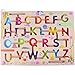 Elloapic Pen Driving Maze Puzzle Interactive Maze Leading Beads Maze on Board Game Eduactional Handcraft Toys-Square - Alphabet ABC Letter Word