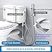 Hand Held Bidet Sprayer for Toilet, SonTiy Baby Cloth Diaper Sprayer for Toilet Water Sprayer Chrome-Solid Brass-3 Years Warranty-Adjustable Pressure Control
