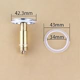 Qrity 4 Pcs O-Rings Sink Seal Gasket 34mm Inner Diameter Silicone Wash Basin view 4