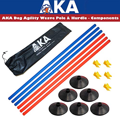 AKA Agility Training Set | Weave Pole & Hurdle|
