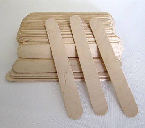 100 Salon Waxing Hair Removal Wooden Spatulas Wax Applicator for Eyebrow or Bikini