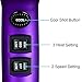 Purple Professional Light Weight Hair Dryer 1875W Tourmaline Ceramic Negative Ionic Blow Dryer with Diffuser & Concentrator & Comb