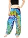 Orient Trail Women's Bohemian Yoga Pajama Tie Dye Hippie Pants US Size 4-12 One Size Andaman Blue