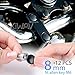 KiWAV motorcycle round bolt cap screw cover plug black for 8mm thread allen head bolts, ie M6 allen key