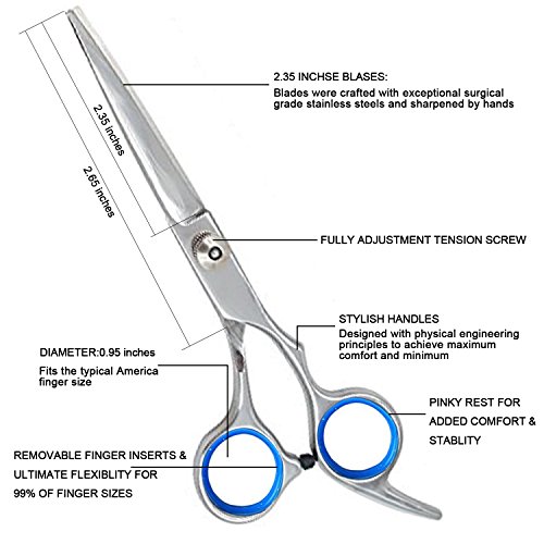 Купить Dog Scissors for Grooming Face and Paws, Cat and Dog Grooming