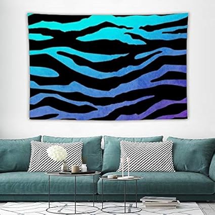 N\A Tapicería de Rayas de Cebra de Camuflaje Verde Morado 100%