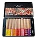 Egoshop 100 Color Marco Renior Oil Base Colored Pencils Set for Artist Sketching Drawing Writing Art Painting/Adult Coloring Books Metal Tin Case