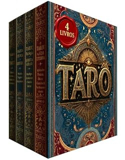 Livro Biblioteca do Tarô - 4 Livros - Um Curso Completo de Autoconhecimento e Leitura das Cartas