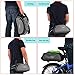 Lixada Bicycle Rack Bag 13L Waterproof Cycling Bike Rear Seat Cargo Bag MTB Road Bike Rack Carrier Trunk Bag Pannier Handbag
