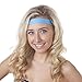Hipsy 2pk Women's Adjustable NON SLIP Wide Neon Snakeskin Headband Multi Pack