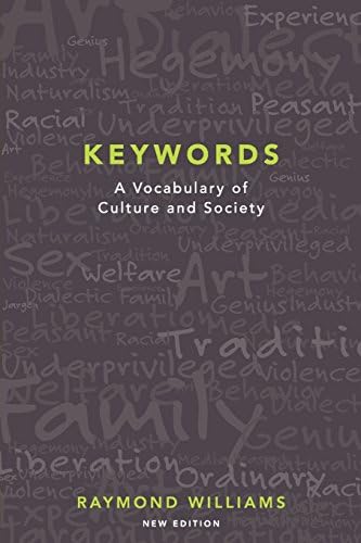 Amazon.com: New Keywords: A Revised Vocabulary of Culture and