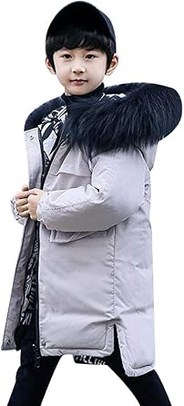 doudoune garcon avec capuche fourrure