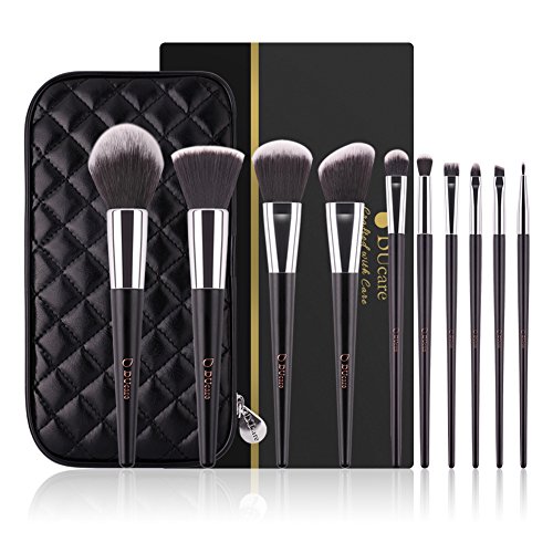 image for DUcare Makeup Brushes 10Pcs Gift Professional Set Premium Synthetic Ka