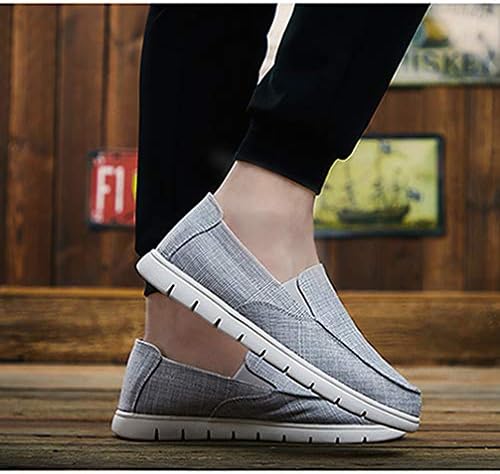 Juin メンズ キャンバス スリッポン ローファー ローカット シューズ デッキシューズ 無地 ジュアル スニーカー 軽量 フラットシューズ 作業靴 運転靴 通勤 事務所 歩きやすい 合わせやすい 通気 北京布靴 B07wd2g4t7 2 330円 大人気 New Arrival 最安値挑戦