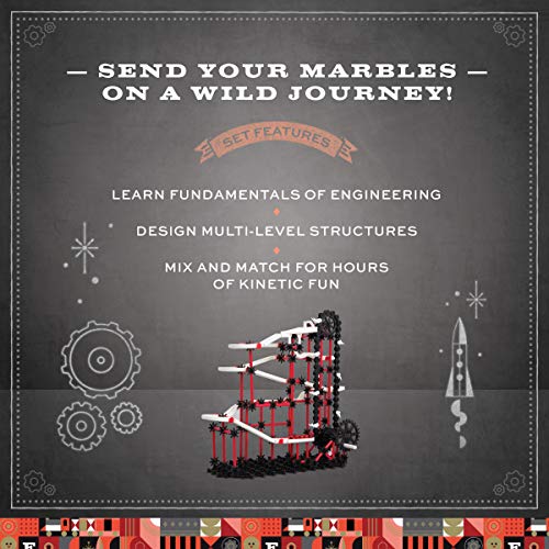 FAO Schwarz 321Piece Marble Run Construction and Building Kit for Kids