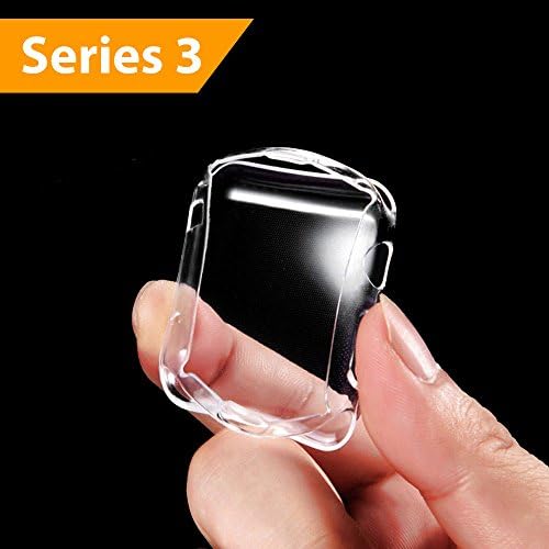Mobling Designed [Series 3] Apple Watch Compatible Screen Protector [38 mm] - Light Weight iWatch Bumper Protection Case