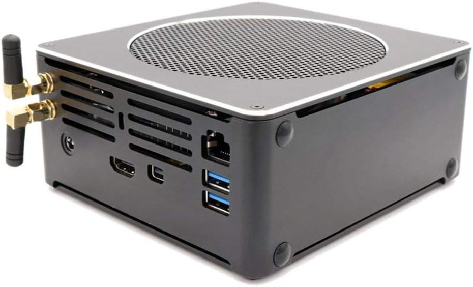 TSOON USTPC011 DDR4 Coffee Lake 8th Gen Mini PC Intel Core I9 8950HK DDR4 RAM NGFF SSD Intel UHD Graphics 630 Mini DP HDMI WiF (Barebone No RAM No Storage)