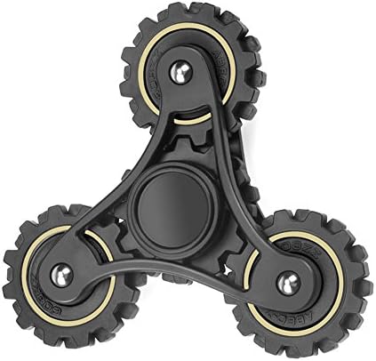 WONGYEE Tri Gear Finger Gyro Spinner Chain Hand Spinner ABS+Metal Stress Spinner