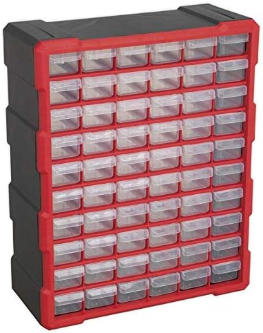 Sealey Apdc60R Cabinet Box 60 Drawer - Red/Black, Small - Image 3