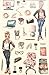 431 Pieces Girly Girls Sticker Book Clothes Shoes Makeup Pets Hobbies