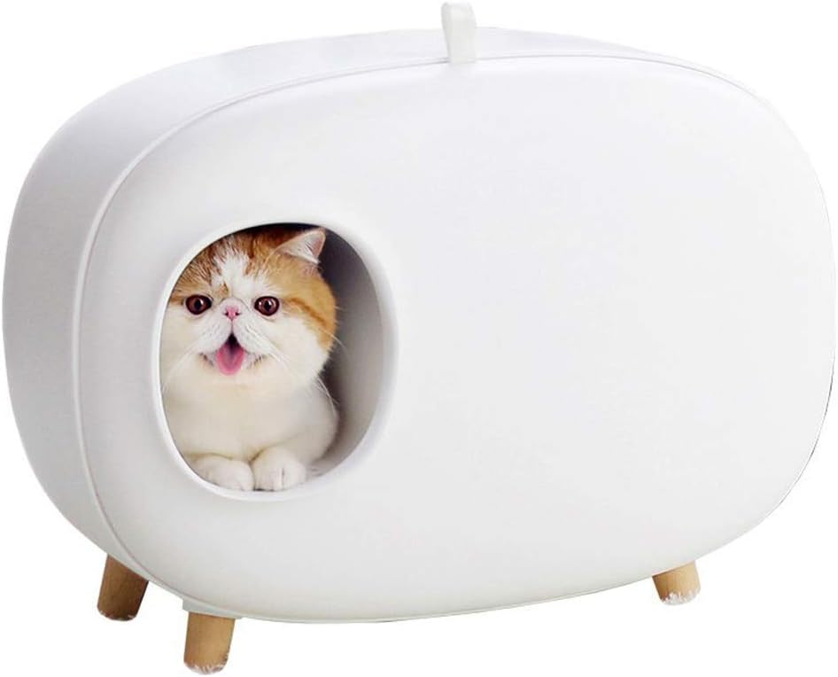 GH-YS Caja de Arena para Gatos: Inodoro de Entrenamiento para ...