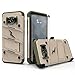ZIZO Bolt Series for Samsung Galaxy S8 Case Military Grade Drop Tested with Tempered Glass Screen Protector, Holster Desert TAN CAMO Green