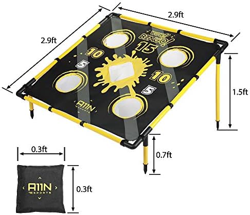 A bean bag toss game set with golf theme, priced at $39.99, discounted to $19.99 as of August 09, 2023.