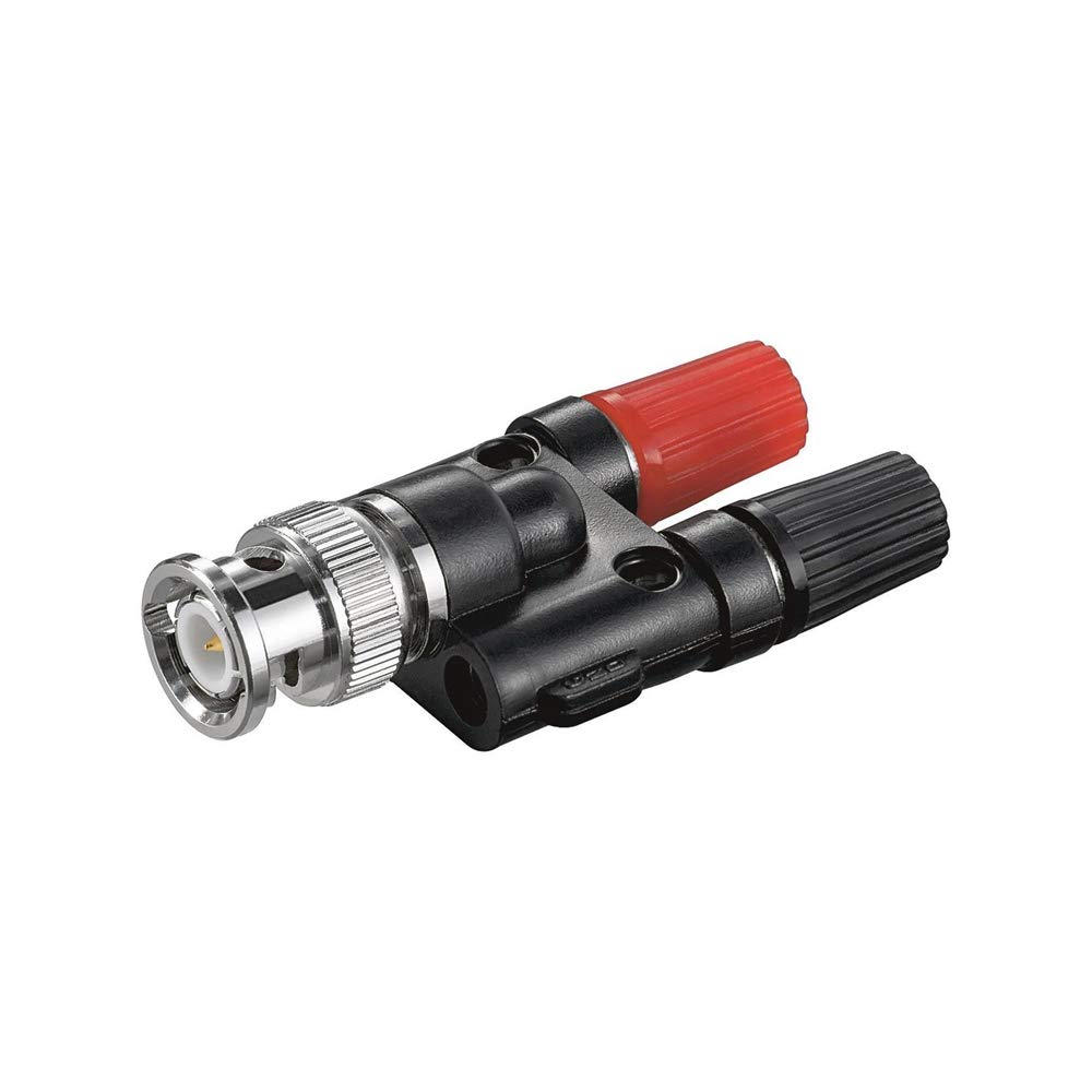 goobay Audio adapter with gold contacts BNC male > 2 x 4 mm banana female