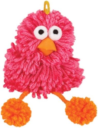 Cuddly Pom Kits - Pink Bird