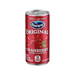 Ocean Spray Cranberry Juice Cocktail Mini Cans, 5.5 Ounce (Pack of 24)