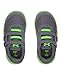 Under Armour Boys' Infant Engage 3 Adjustable Closure Running Shoe, Graphite/Hyper Green, 5 M US Toddler