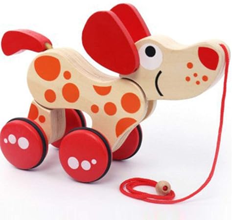 Amazon Achicoo 車おもちゃ 木製 ワニ ドラッグカーのおもちゃ 漫画 動物 ツイスト 子供 子犬のトレーラー ラジコン ドローン 通販