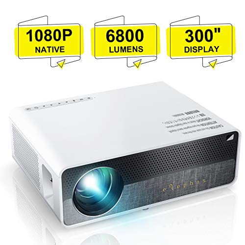 ProyectorELEPHAS-6800-lmenes-Proyector-1080P-Nativo-de-Video-HD-Pantalla-de-Imagen-de-hasta-300-Ideal-para-presentaciones-empresariales-PPT-Home-Theater-Entretenimiento-Fiestas-Juegos