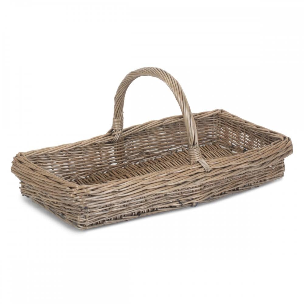 Red Hamper Kew Garden Trug Basket, Brown, Medium