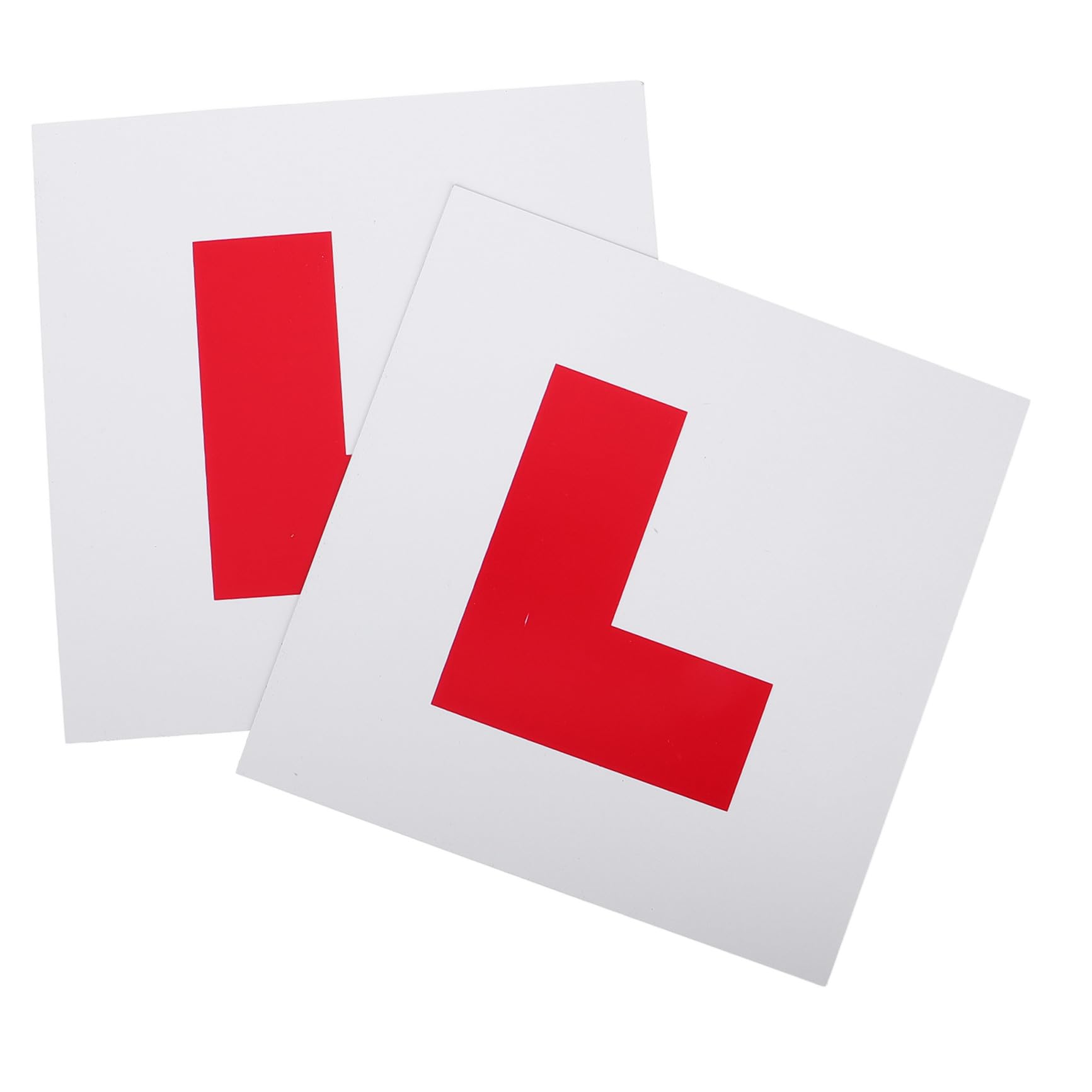 VORCOOL 2 pieces magnetic learner L plates motorcycle car sticker magnetic L plates learning driver plates