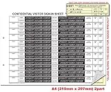 Cherry Printers NCR Confidential Visitor Sign In Refill Pack A4 50 Sets view 2