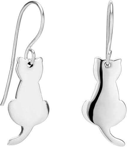Solid 925 Sterling Silver Hollow Out Hollow-out Elephant Animal Stud Earrings