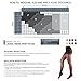 Truform 15-20 mmHg Compression Pantyhose, Sheer 20 Denier Women's Shaping Tights, Beige, Tall