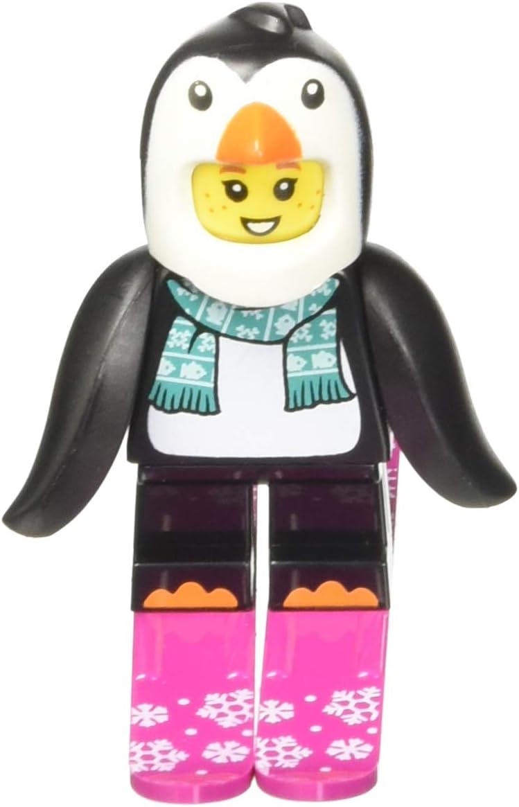 lego penguin girl snow hut