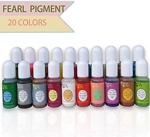 High Quality 20 Colors Epoxy UV Resin Coloring Pearl Resin Pigment Mixed Color DIY Handmade Crafts Art Sets